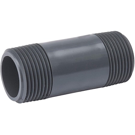B & K 3/4 In. x 8 In. Schedule 80 PVC Nipple 404-080